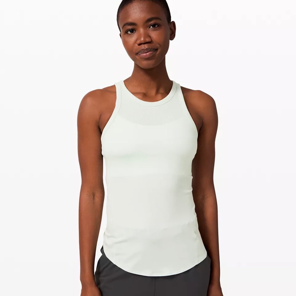 Lululemon ribbed tank. Size 6. Mint color